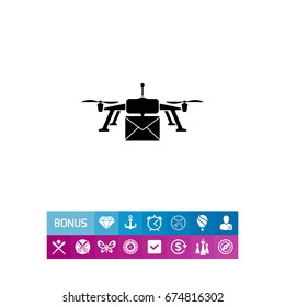 Drone Delivery Icon