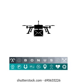 Drone Delivery Icon