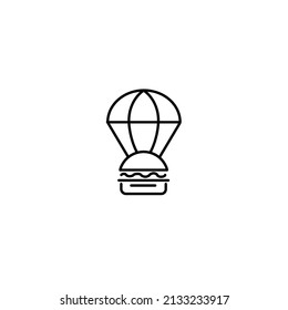 drone delivery icons  symbol vector elements for infographic web