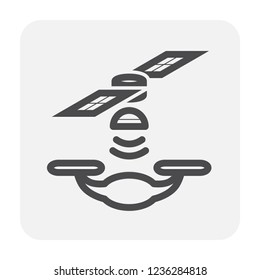 Drone and equipment icon design.