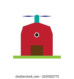 Drone Farm Logo Icon Design
