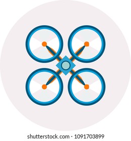 Drone Flat Icon