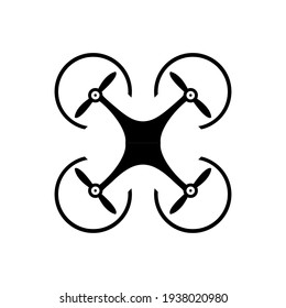 Drone flat Icon Design with white background