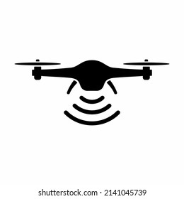 icono vector drone de estilo plano