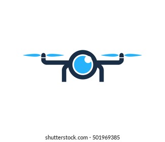 Drone Flight Logo Design Template
