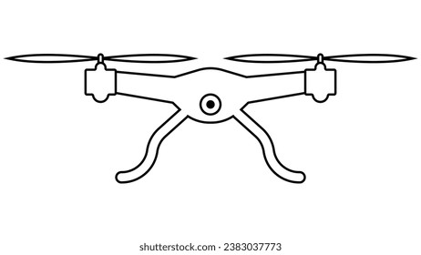 Drone flying copter camera, controlled, quadcopter for reconnaissance from above