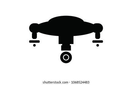 Drone Flying Logo