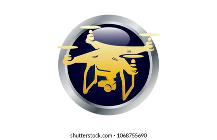 Drone FLying Logo