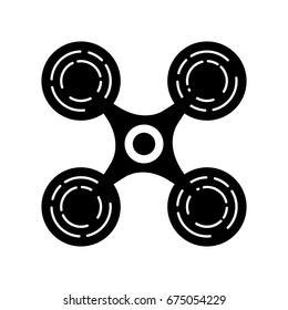 drone flying technology icon