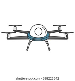 drone flying technology icon