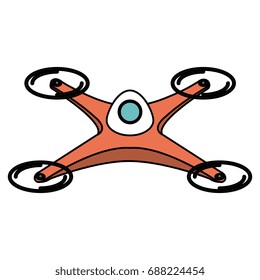 drone flying technology icon