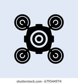 Drone with four blades