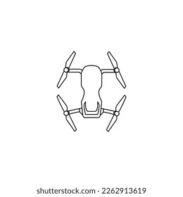 drone icon aerial documentation editable stroke