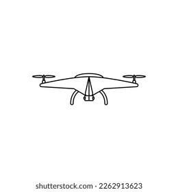 drone icon aerial documentation editable stroke