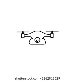 drone icon aerial documentation editable stroke