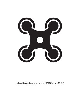 drone icon , aircraft icon vector