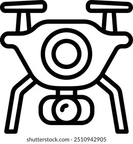 drone icon. Drone Camera Icon