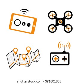 Drone icon design