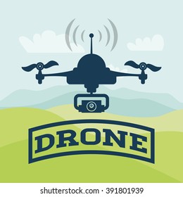 Drone icon design