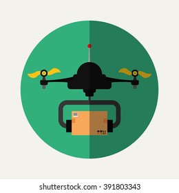 Drone icon design