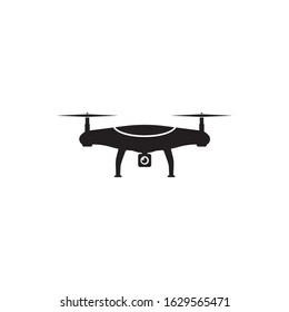 Drone icon design flat style isolated on white background. Vector illustration