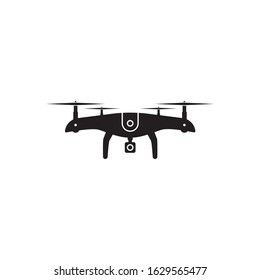 Drone icon design flat style isolated on white background. Vector illustration