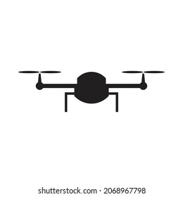 Diseño de icono de drones aislado en fondo blanco