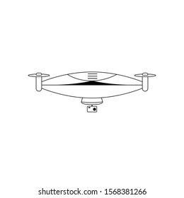 Drone icon . Design template vector