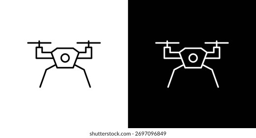 Drone Symbol Design Vektorgrafik Illustrationen