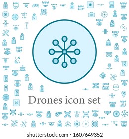 drone icon. drones icons universal set for web and mobile