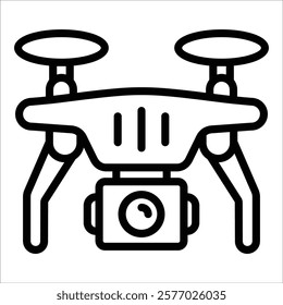 Drone Icon Element For Design