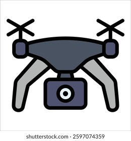 Drone Icon Element For Design
