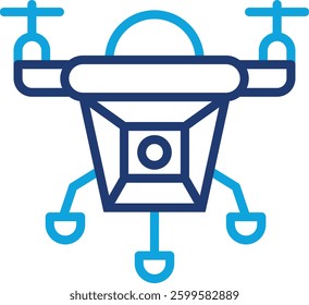 Drone Icon Element For Design