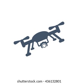 drone Icon, flat design style