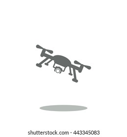 drone Icon, flat design style