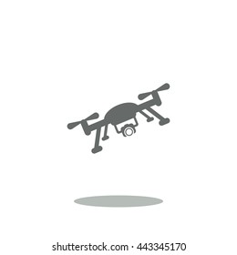 drone Icon, flat design style