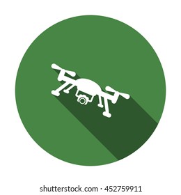 drone Icon, flat design style
