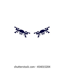 drone Icon, flat design style