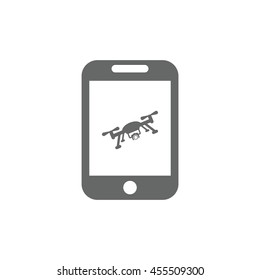 drone Icon, flat design style