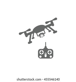 drone Icon, flat design style