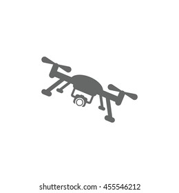 drone Icon, flat design style