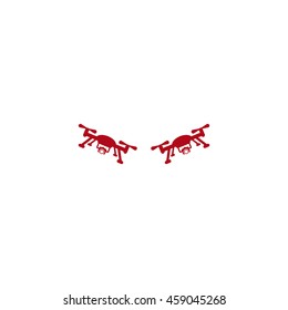 drone Icon, flat design style