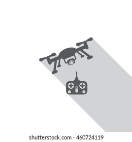 drone Icon, flat design style