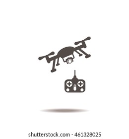 drone Icon, flat design style