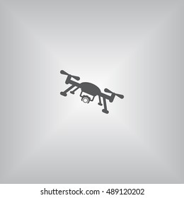 drone Icon, flat design style