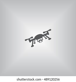 drone Icon, flat design style