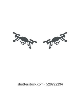 drone Icon, flat design style
