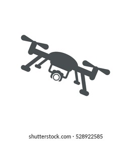 drone Icon, flat design style