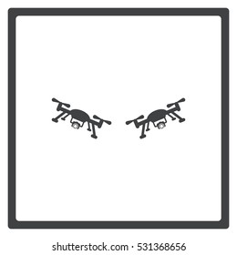 drone Icon, flat design style
