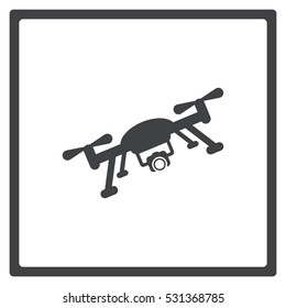 drone Icon, flat design style